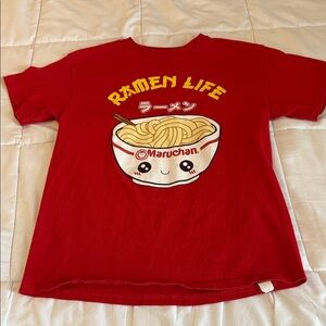 Kids Red Ramen Graphic Tee